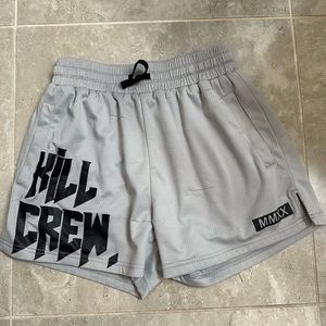Grey kill crew shorts. Barley worn.